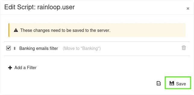 Click done and save